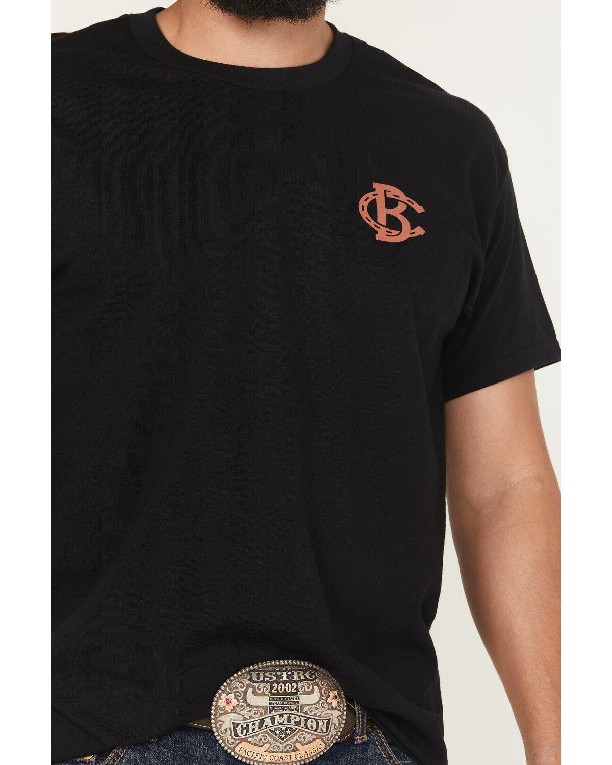 Image #3 - Bucking Chutes Men's Barrel Bettie Short Sleeve Graphic T-Shirt, Black, hi-res