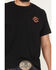 Image #3 - Bucking Chutes Men's Barrel Bettie Short Sleeve Graphic T-Shirt, Black, hi-res