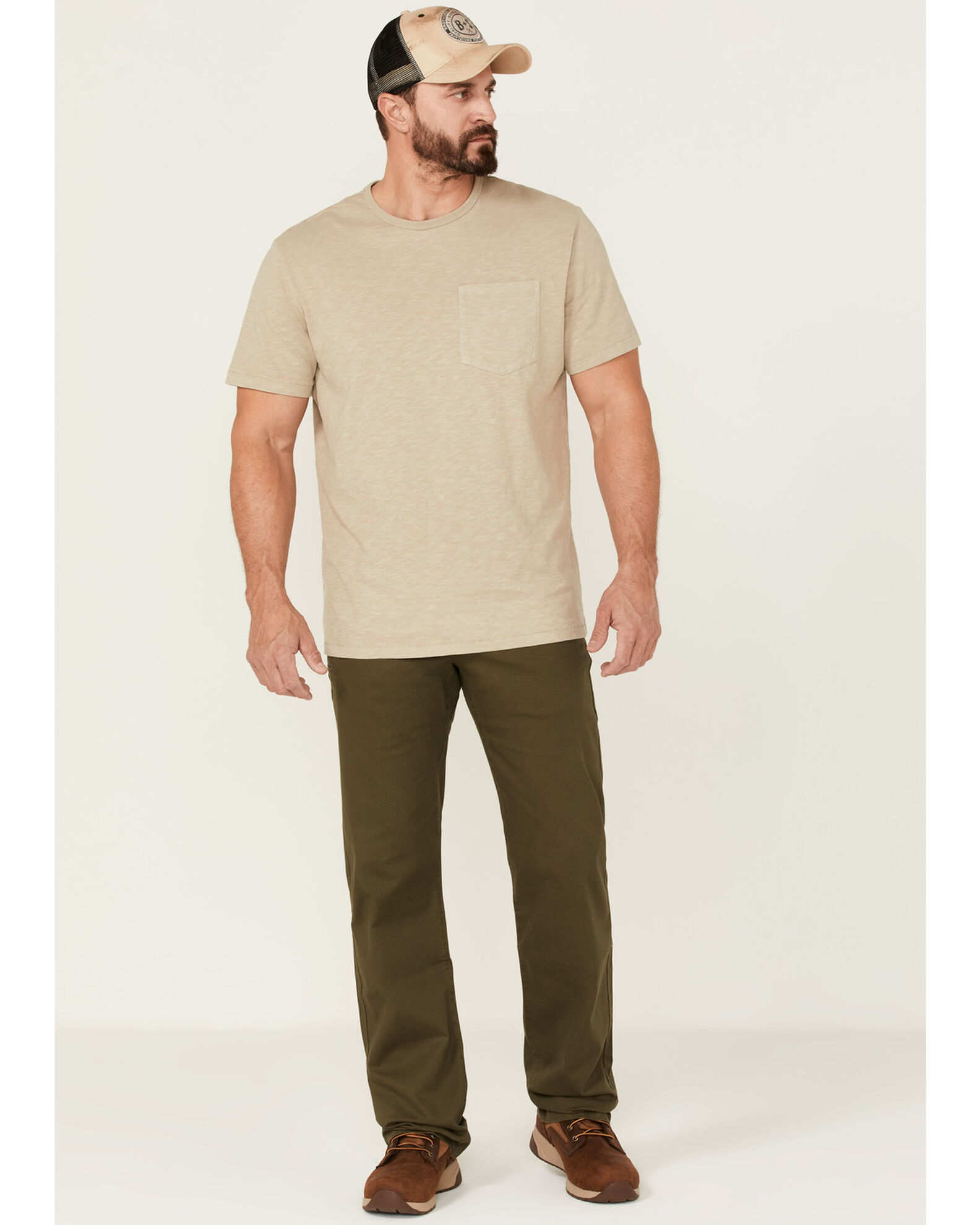 Hawx Men's Dark Olive Stretch Ripstop Work Pants - Country Outfitter