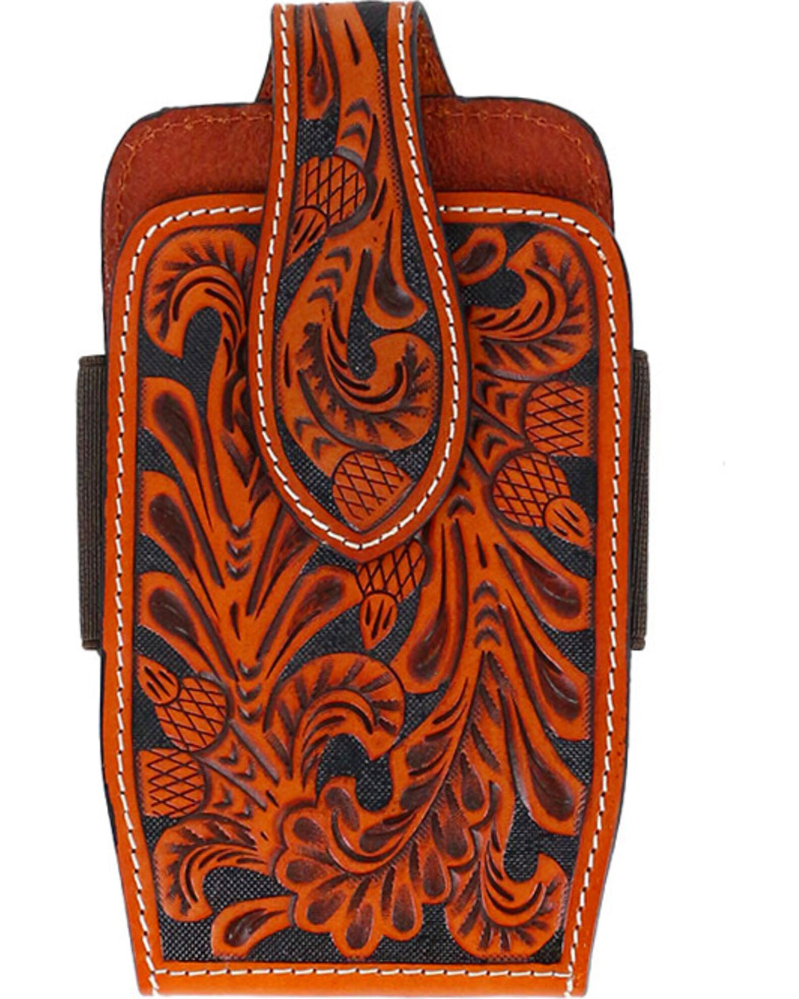 Western leather phone shop holster