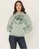 Image #1 - Troll Co Women's Rodeo Graphic Hoodie, Seafoam, hi-res