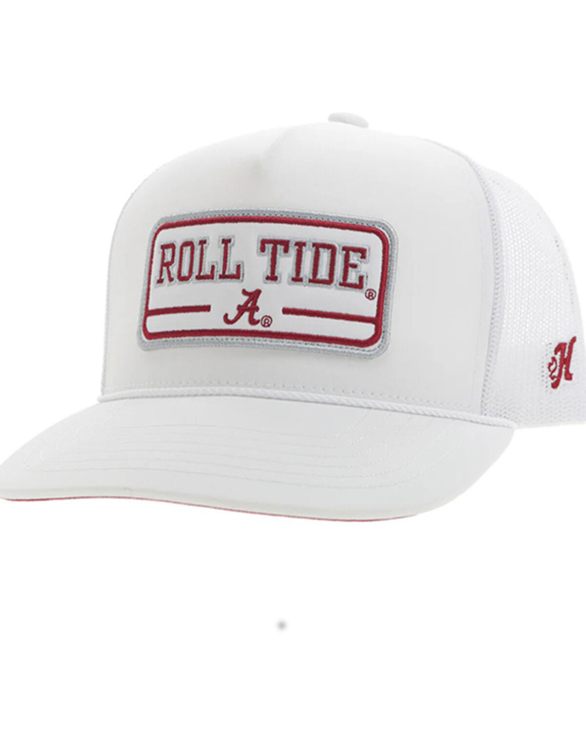 Image #1 - Hooey Men's University of Alabama Trucker Cap, White, hi-res
