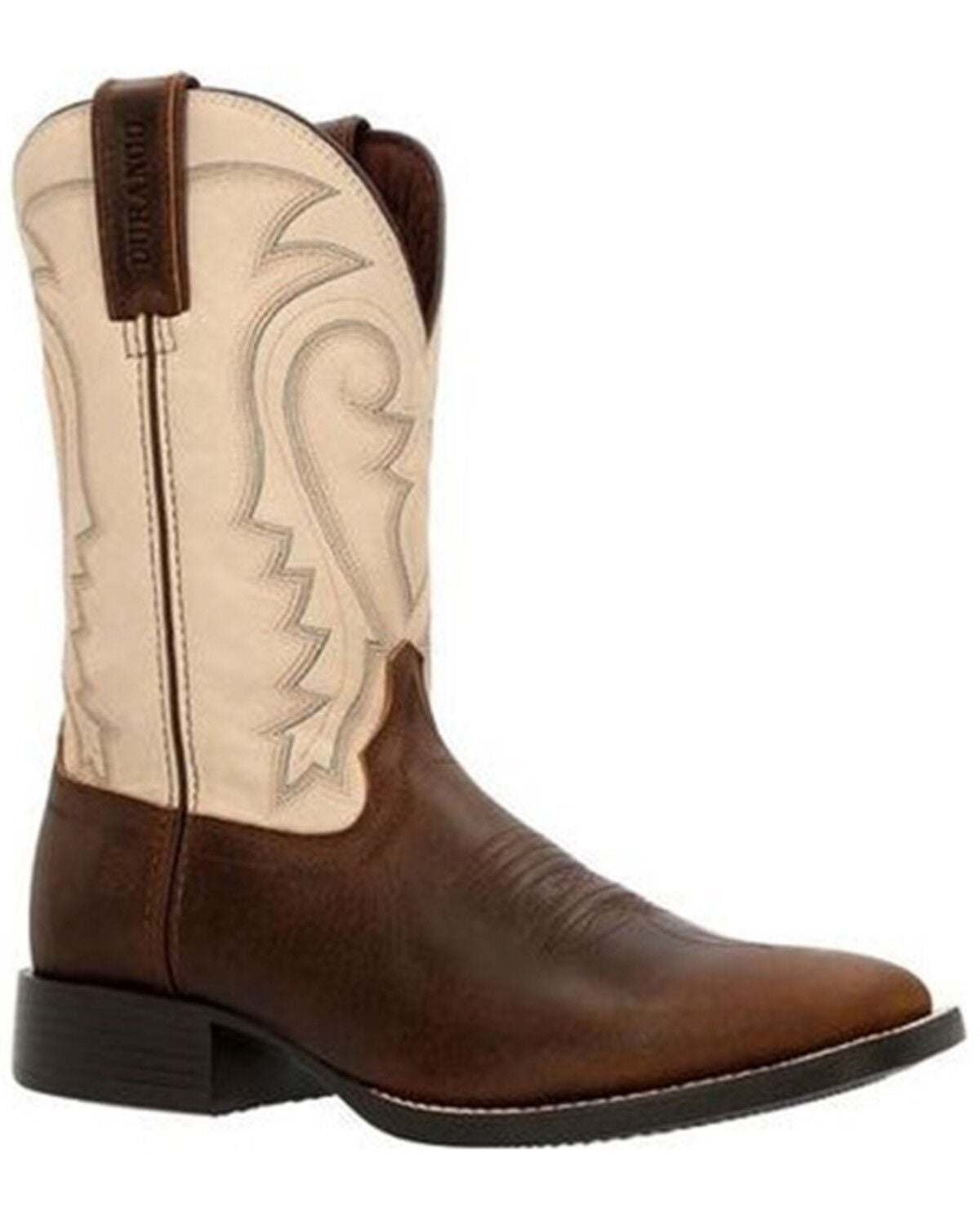 Durango Men's Westward Performance Western Boots - Broad Square Toe, Off White, hi-res