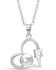 Montana Silversmiths Women's Open Heart Turquoise Pearl Necklace, Silver, hi-res