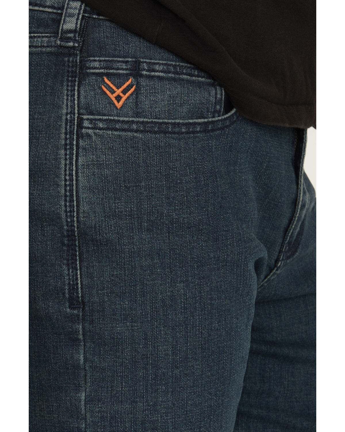 Image #2 - Hawx Men's Chamberlin Straight Stretch Denim Work Jeans, Indigo, hi-res