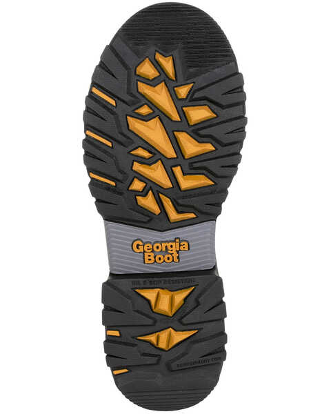 Georgia Boot Men's Rumbler Waterproof Western Work Boots - Composite Toe, Black/brown, hi-res