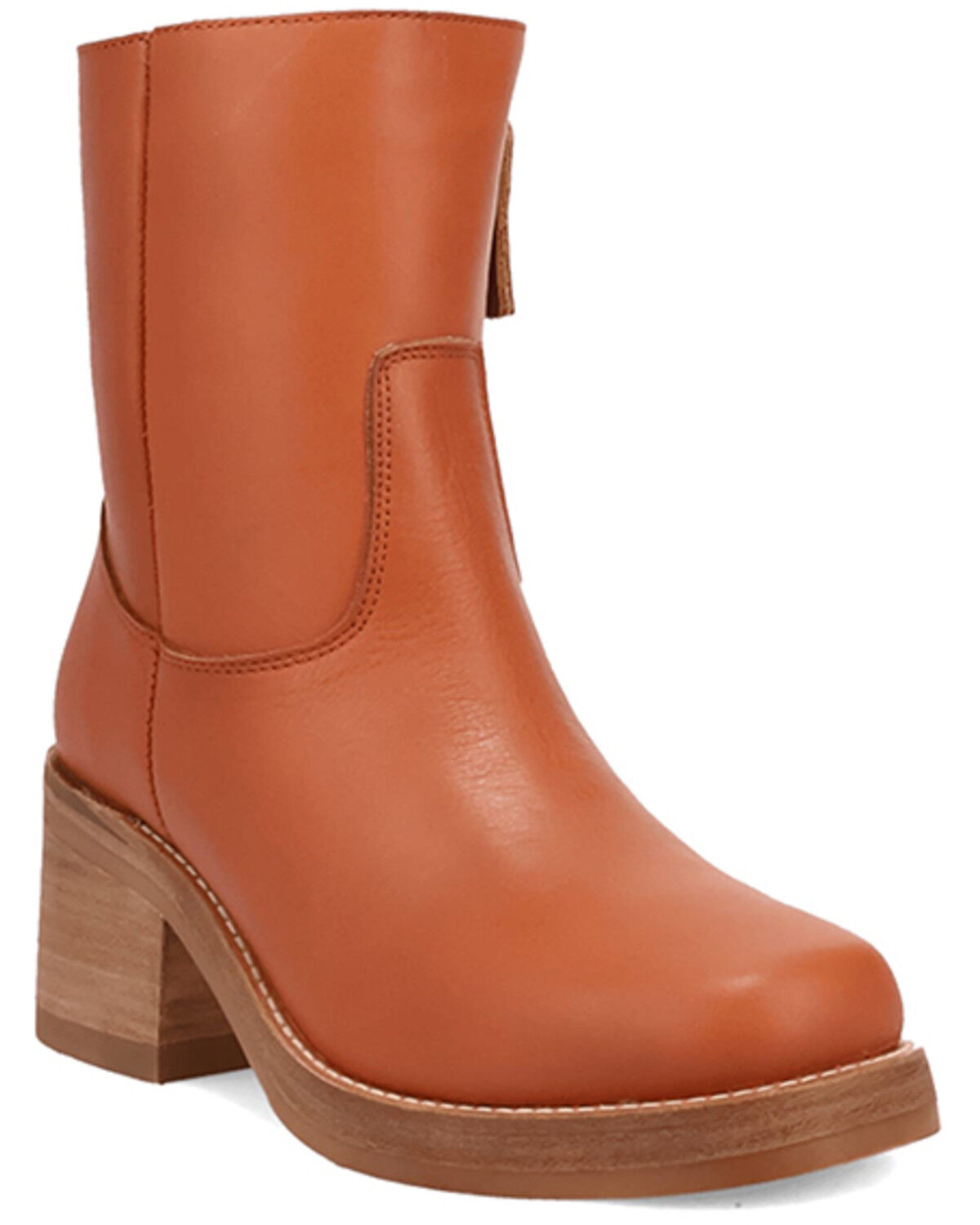 Image #1 - Dingo Women's Roxy Fashion Booties - Round Toe, Brown, hi-res