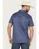 Image #4 - Rock & Roll Denim Southwestern Print Short Sleeve Button-Down Polo, Navy, hi-res