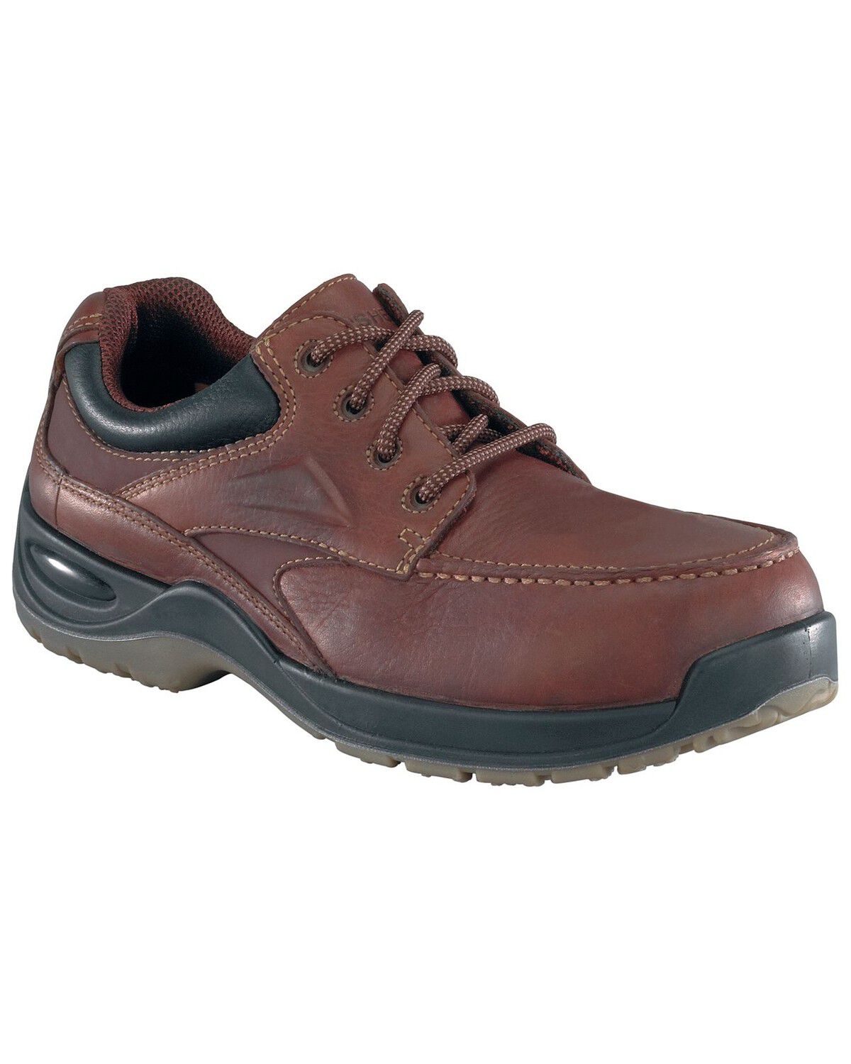 Florsheim Men's Rambler Lace-Up Oxford Shoes - Composite Toe, Brown, hi-res