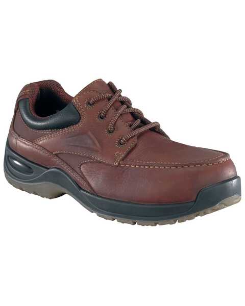 Image #1 - Florsheim Men's Rambler Lace-Up Oxford Shoes - Composite Toe, Brown, hi-res