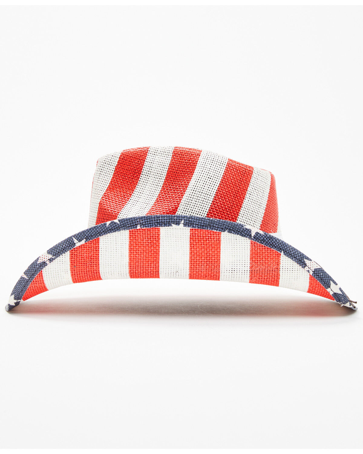 Image #4 - Cody James Men's Justice Straw Cowboy Hat, Red/white/blue, hi-res