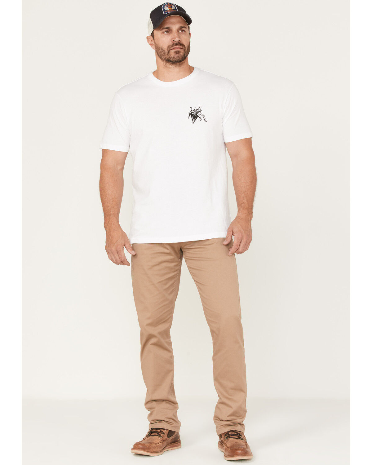 Image #1 - Brixton Men's Choice Stretch Twill Chino Pants, Beige/khaki, hi-res