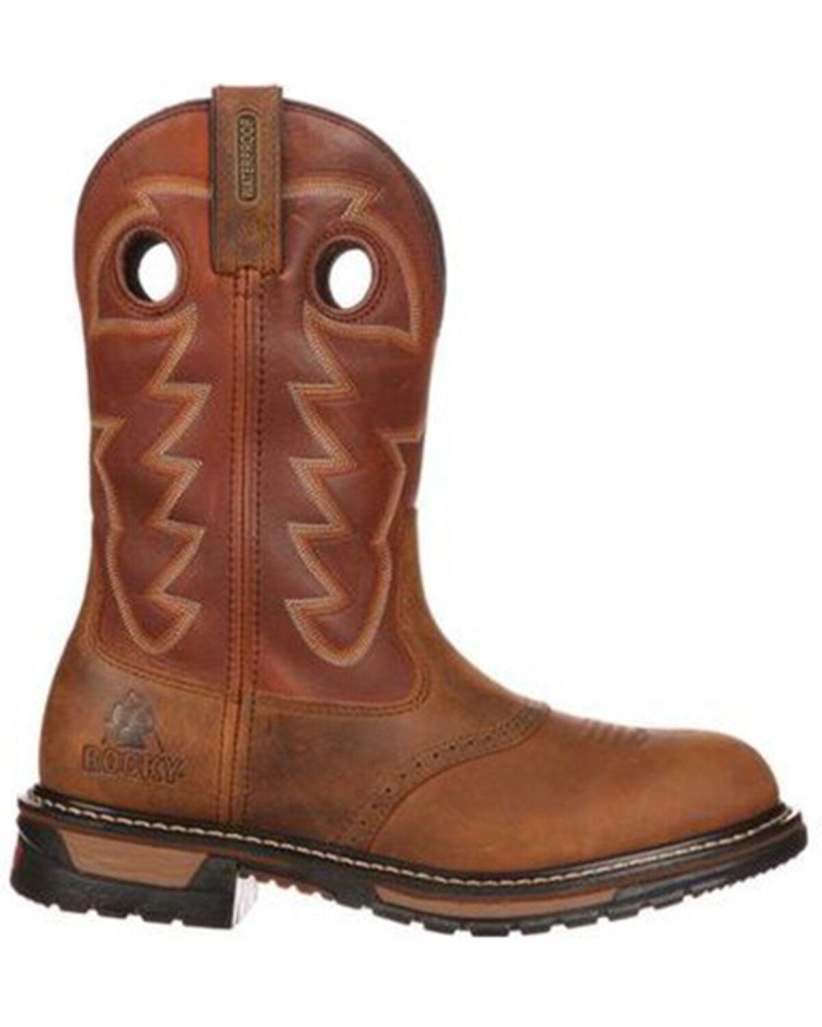 Image #3 - Rocky Branson Waterproof Work Boots, Aztec, hi-res