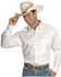 Image #1 - Ariat Men's Solid Twill Long Sleeve Western Woven Shirt, White, hi-res