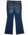 Wrangler Girls' Stormy Everyday Bootcut Jeans, Blue, hi-res