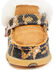 Image #4 - Twisted X Infant Girls' Cheetah Print Shoes - Moc Toe, Tan, hi-res