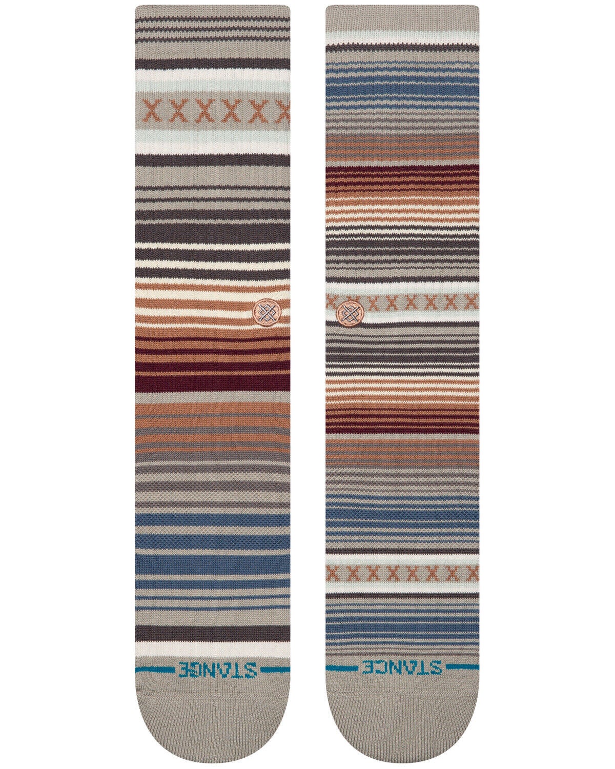 Image #2 - Stance Men's Curren Crew Socks, Multi, hi-res
