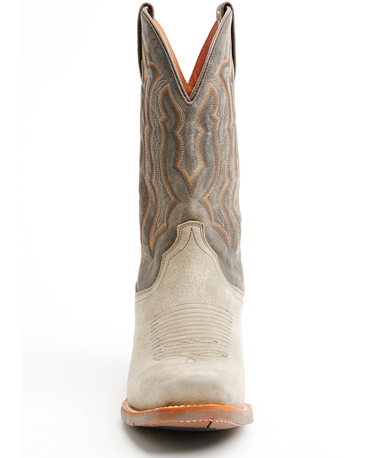 Image #4 - Dan Post Men's Creed Western Boots - Square Toe, Grey, hi-res