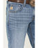 Image #2 - Cinch Men's Carter 2.0 Light Wash Relaxed Bootcut Performance Stretch Denim Jeans, Light Wash, hi-res
