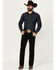 Image #1 - Cody James Men's Midnight Black Wash Slim Straight Stretch Denim Jeans, Black, hi-res