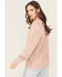 Image #4 - Wrangler Retro Women's Cowboy Crewneck, Rose, hi-res