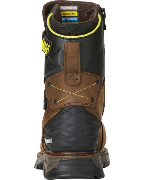 Image #5 - Ariat Men's Catalyst VX Met Guard H20 Work Boots - Composite Toe, Brown, hi-res