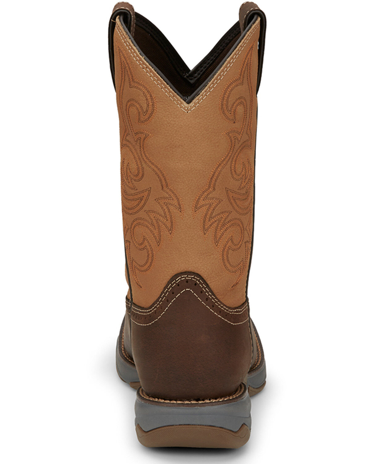 Image #5 - Tony Lama Men's Dusty Junction Work Boots - Steel Toe, Brown, hi-res