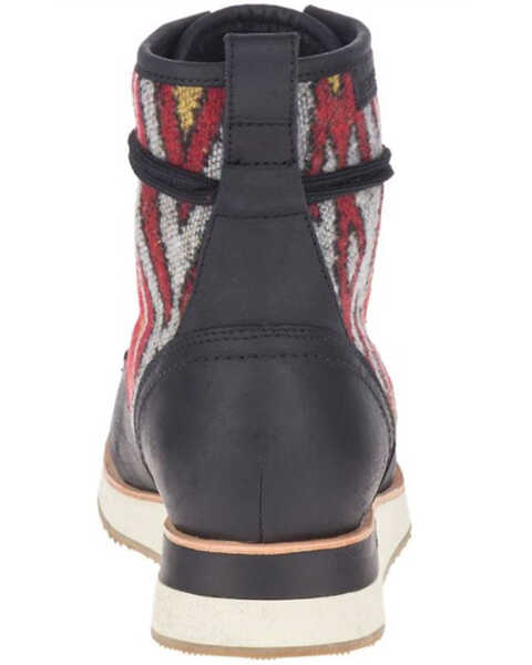 Merrell Women's Black Roam Lace-Up Boots - Moc Toe, Black, hi-res