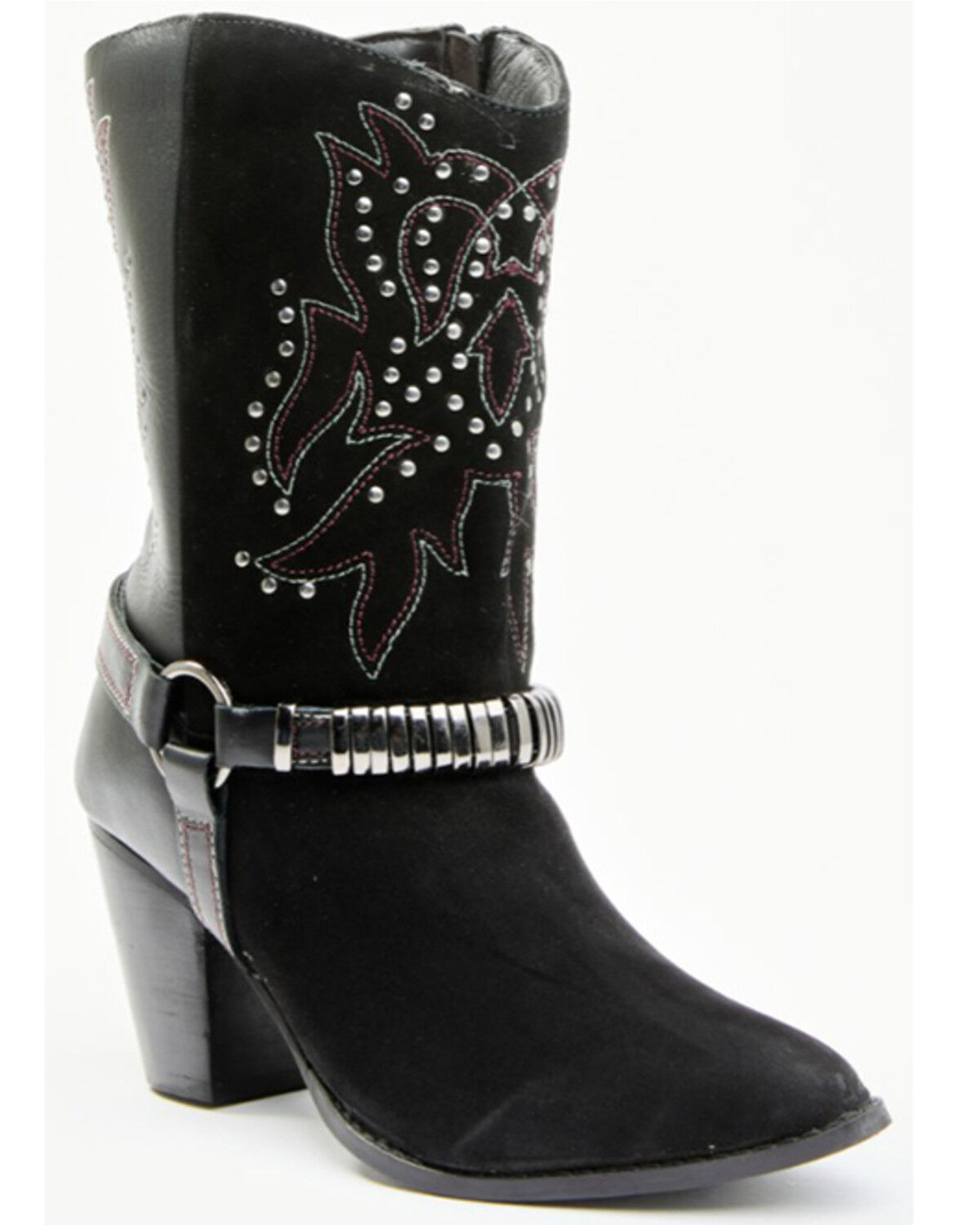 Image #1 - Idyllwind Women's Tough Enough Fashion Booties - Round Toe, Black, hi-res