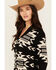 Image #2 - Cotton & Rye Women's Southwestern Print Cardigan, Black, hi-res