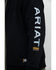Image #4 - Ariat Men's Rebar All-Weather Full Zip Work Hoodie, Black, hi-res