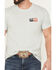 Image #4 - Cody James Men's Rugged Flag Short Sleeve Graphic T-Shirt, Silver, hi-res