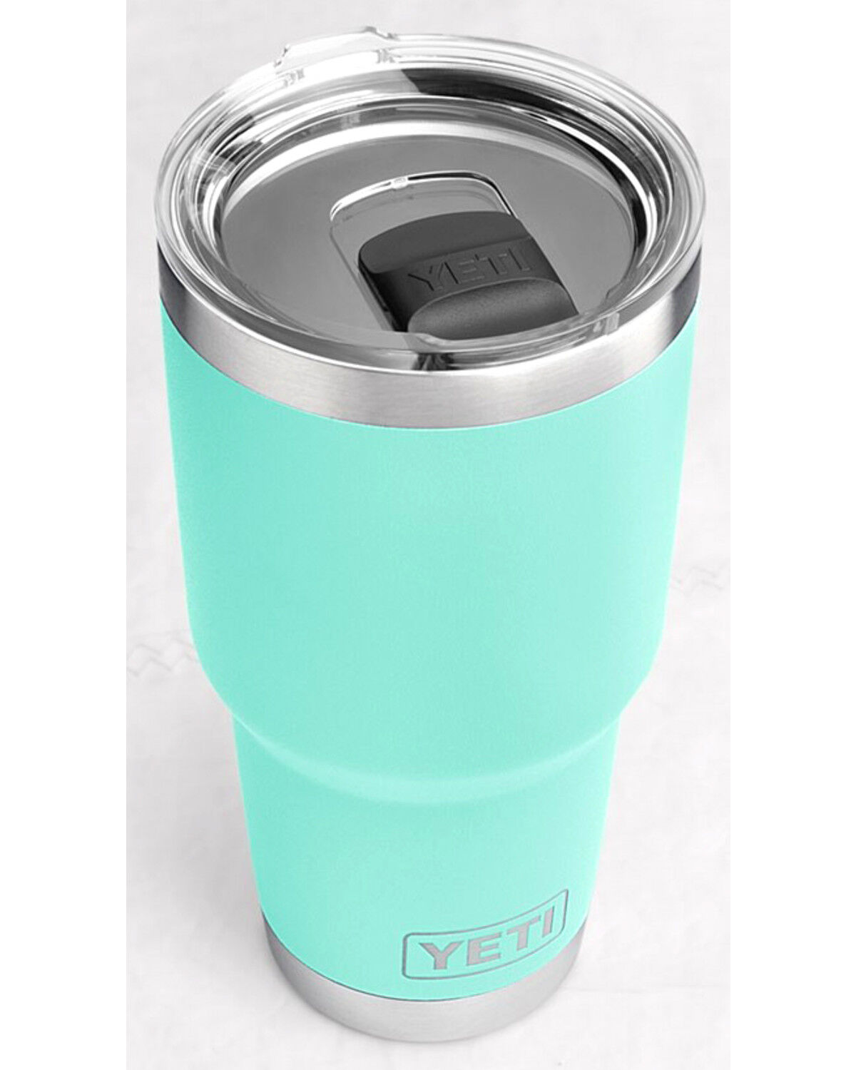 Image #2 - YETI Rambler® MagSlider™ Lid 30oz Tumbler, Aqua, hi-res