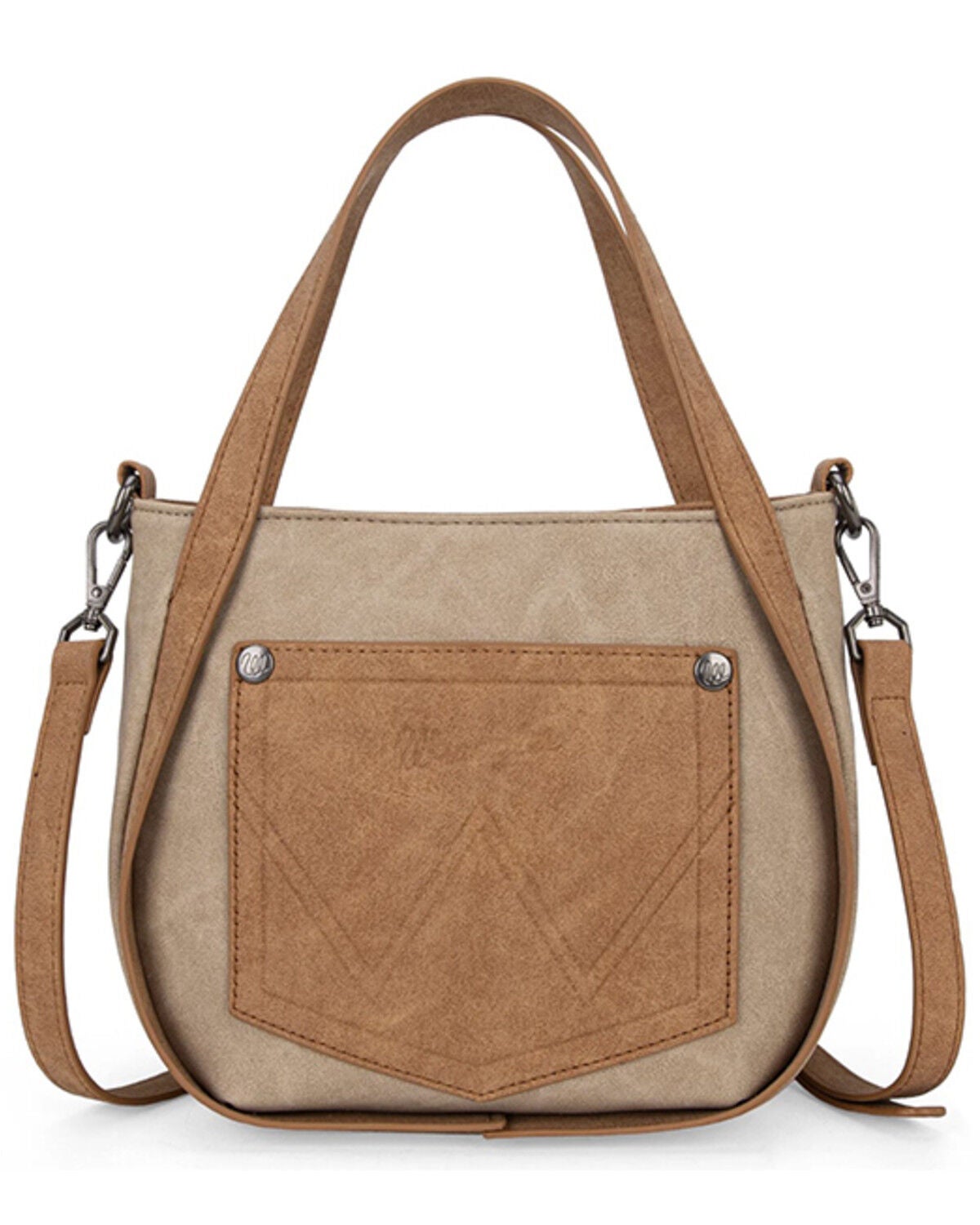 Image #2 - Wrangler Women's Toe Tone Fringe Crossbody Bag, Tan, hi-res