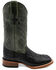 Image #2 - Ferrini Men's Caiman Croc Print Western Boots - Broad Square Toe, Black, hi-res