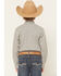 Image #4 - Cinch Boys' Geo Print Long Sleeve Button-Down Western Shirt, Cream, hi-res