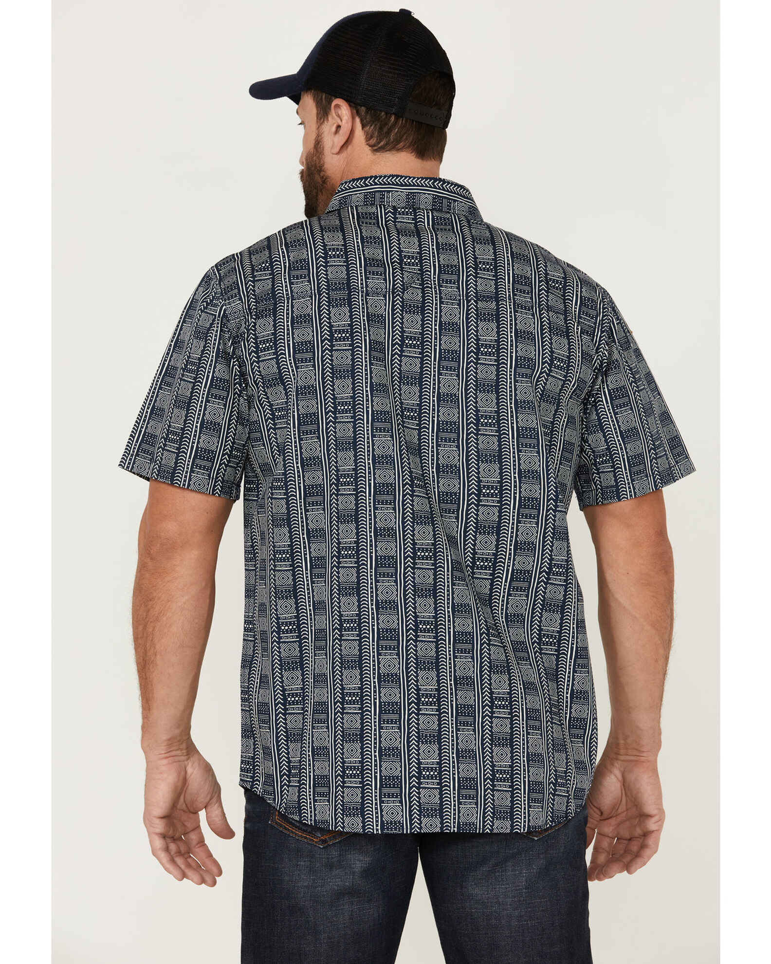 Moonshine Spirit Men's Tikki Pole Southwestern Stripe Short