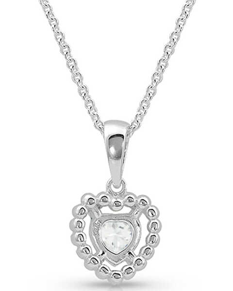 Image #2 - Montana Silversmiths Women's Frozen Heart Necklace, Silver, hi-res