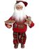Image #1 - Santa's Workshop 15" Christmas Calories Don't Count Santa Figurine, Red, hi-res