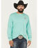Image #2 - Cinch Men's Cowboy State of Mind Long Sleeve Graphic T-Shirt, Turquoise, hi-res