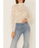 Image #2 - Molly Bracken Off-White Lace Mock Neck Long Sleeve Top, , hi-res