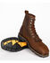 Image #5 - Cody James Men's 8" Mustang Lace-Up Kiltie Work Boots - Composite Toe, Brown, hi-res