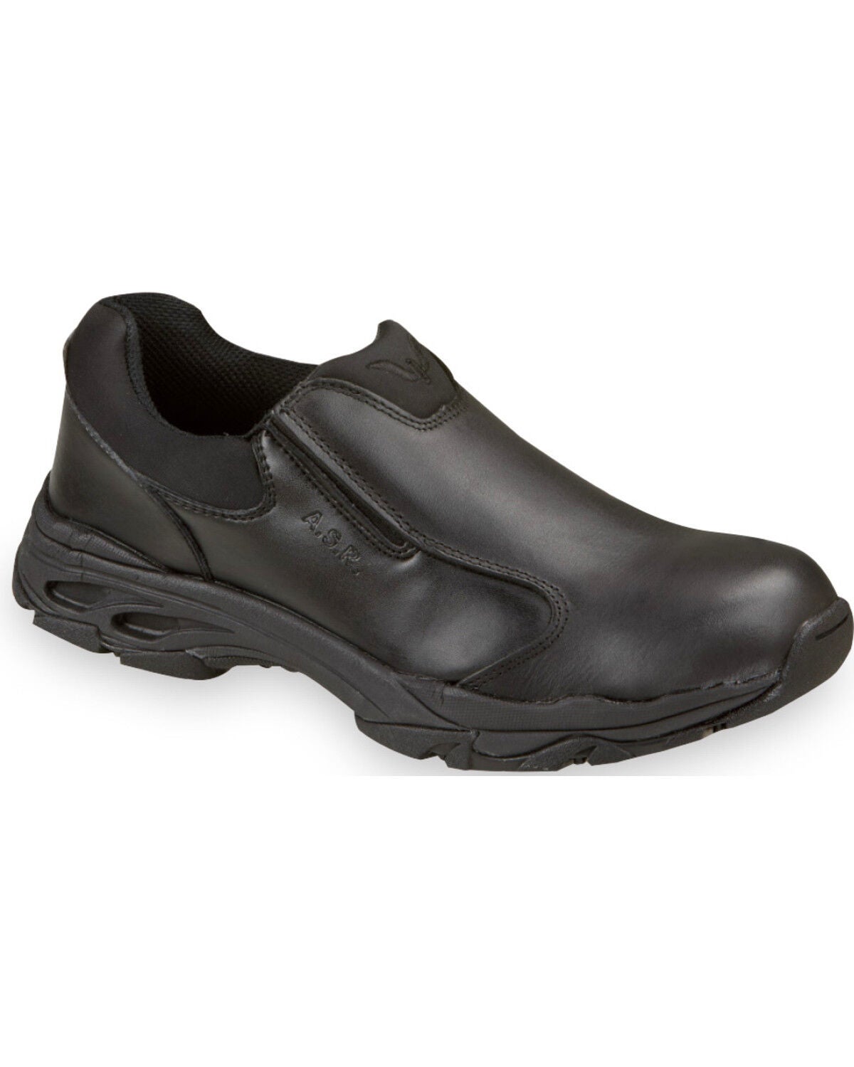 Thorogood Men's USA Metal Free Slip-On Work Shoes - Composite Toe, Black, hi-res