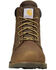 Image #4 - Carhartt Men's 6" Frontier Waterproof Work Boots - Steel Toe, Brown, hi-res