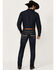 Image #3 - Rock & Roll Denim Men's Rifle Dark Wash Skinny Stretch Denim Jeans, Dark Wash, hi-res