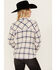 Image #4 - Idyllwind Women's Binkley Plaid Print Long Sleeve Pearl Snap Western Shirt, Ivory, hi-res