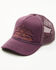 Image #1 - Shyanne Women's Boot Stitch Ball Cap, Purple, hi-res
