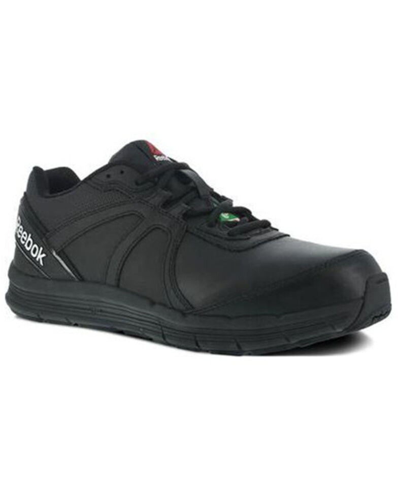 Reebok Men's Performance Cross Trainer Lace-Up Work Shoes - Steel Toe, Black, hi-res