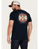 Pendleton Men's Tucson All-Over Logo Graphic T-Shirt , Navy, hi-res