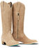 Image #1 - Lane Women's Plain Jane Suede Tall Western Boots - Round Toe, Beige, hi-res